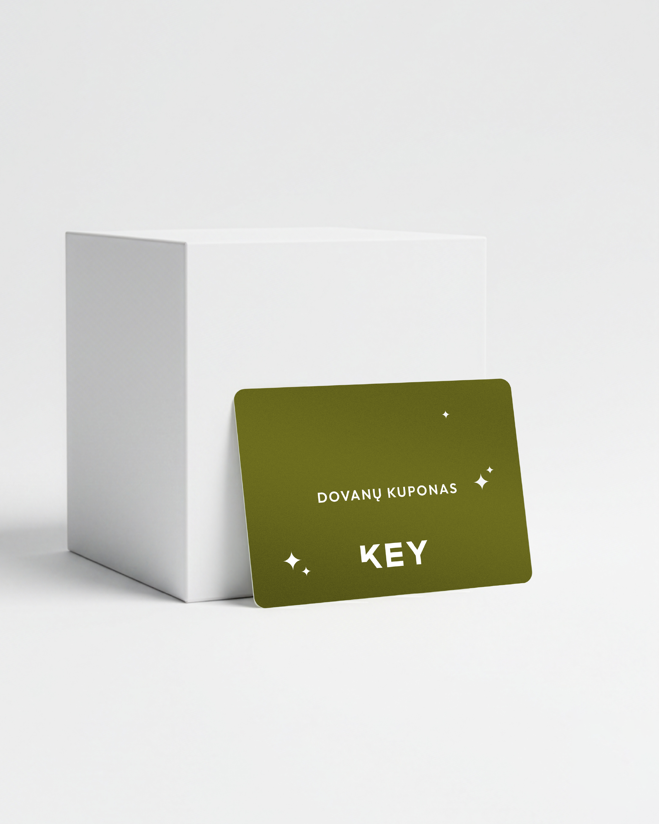 KEY elektroninis dovanų kuponas