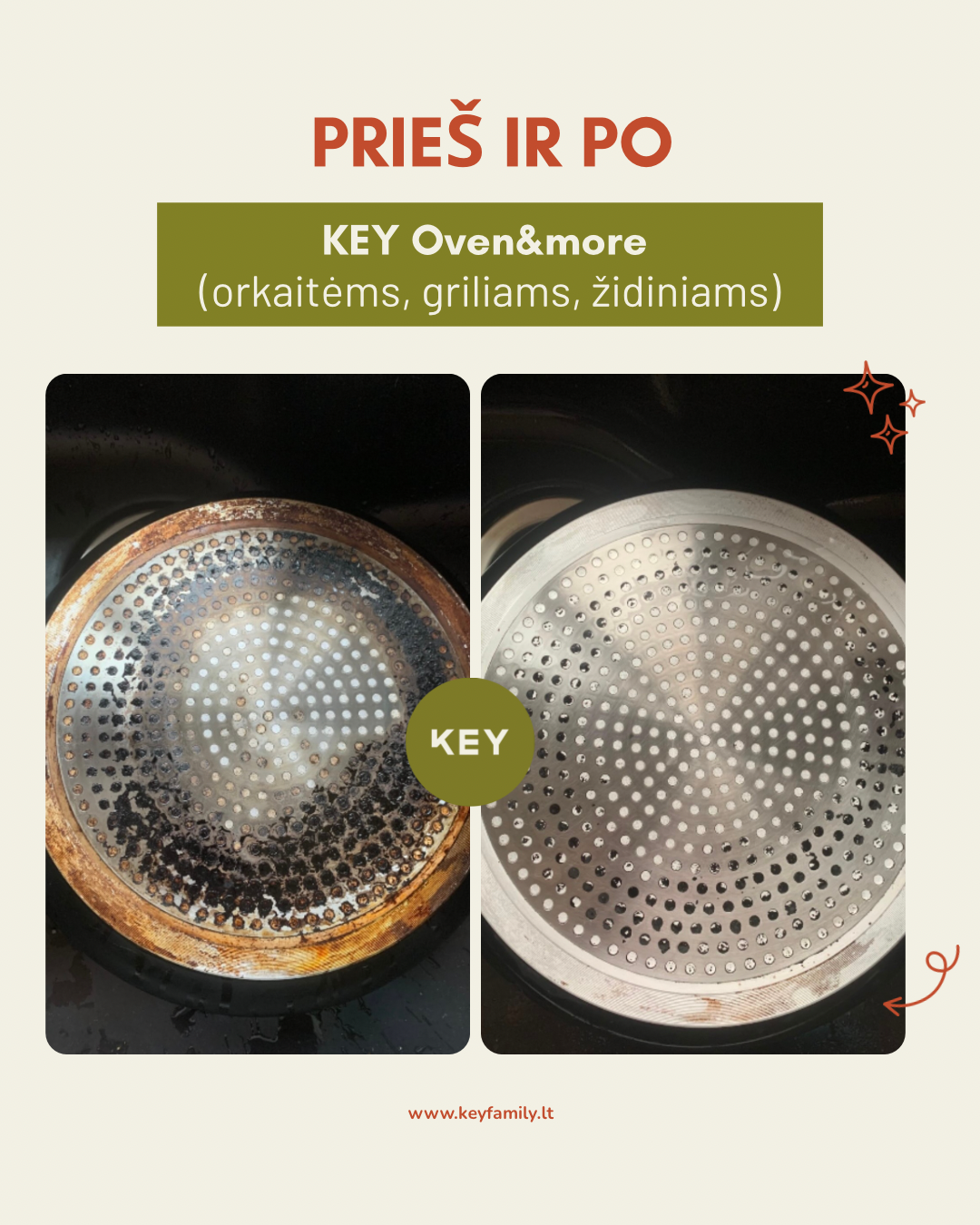 KEY Cepeškrāsns, kamīna un grila tīrīšanas līdzeklis