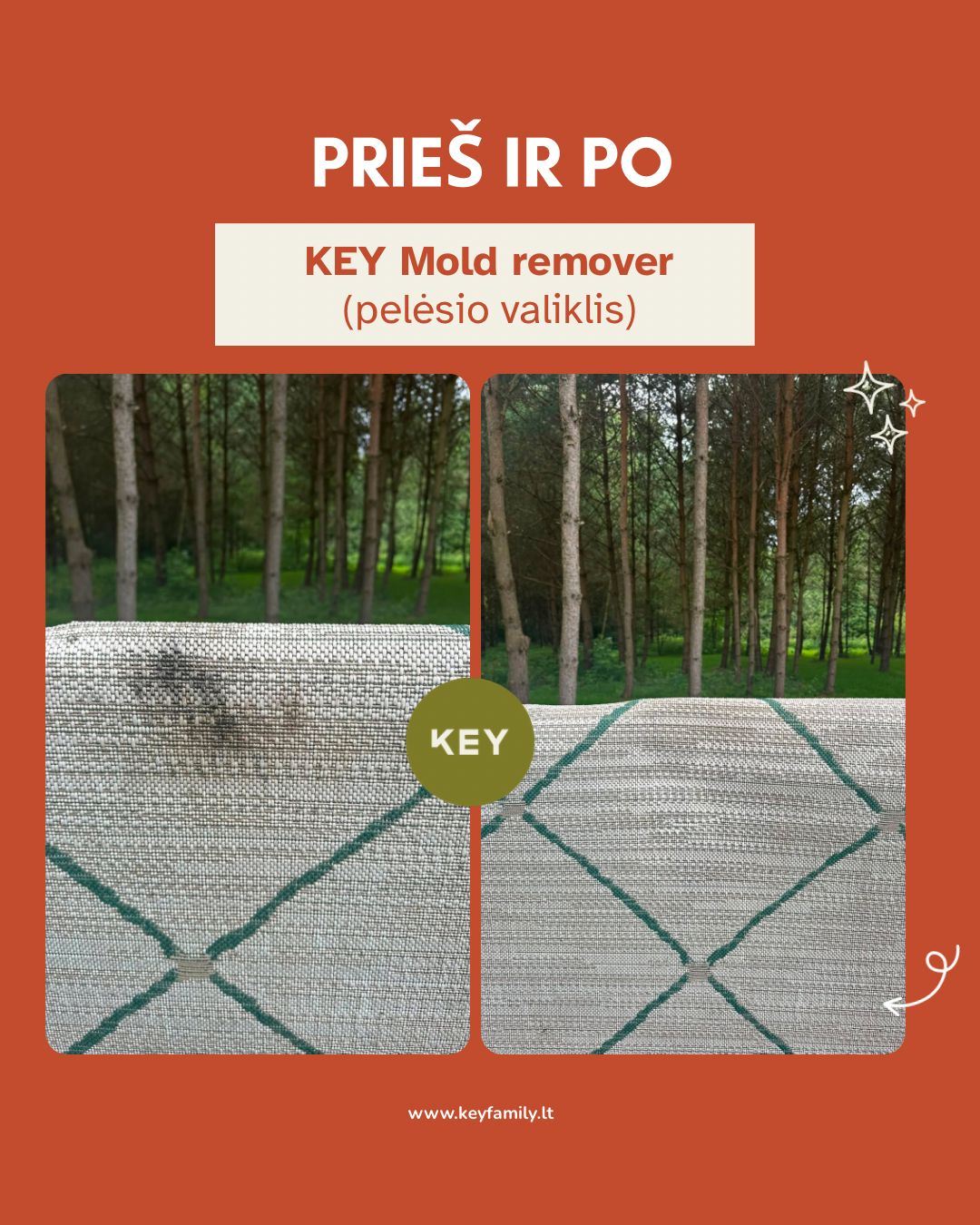 KEY Pelējuma noņemšanas līdzeklis