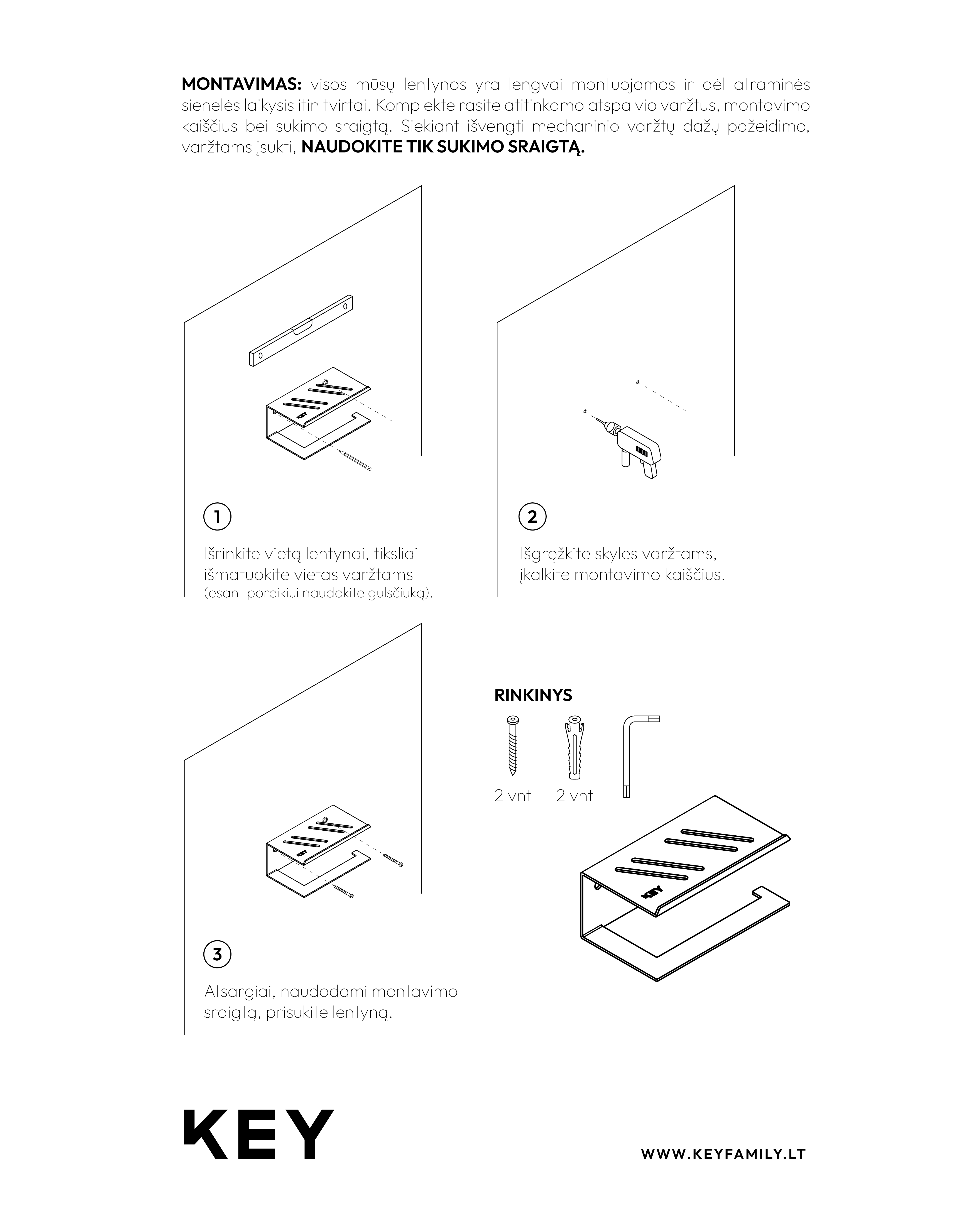 WC popieriaus laikiklis Valley